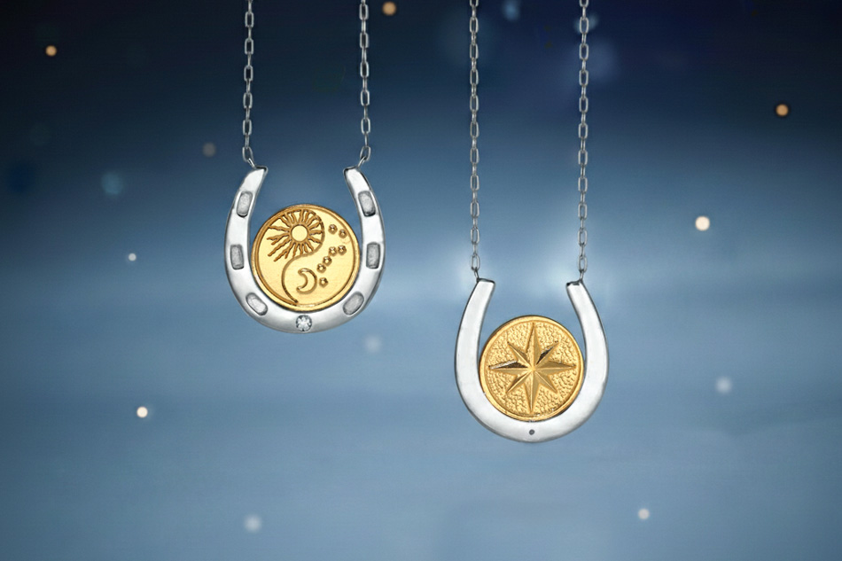 幸運のシンボル「馬蹄・蹄鉄・ホースシュー」のお守りネックレス